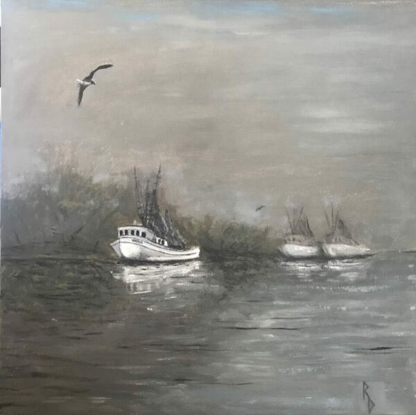 Silent Shores, oil on canvas