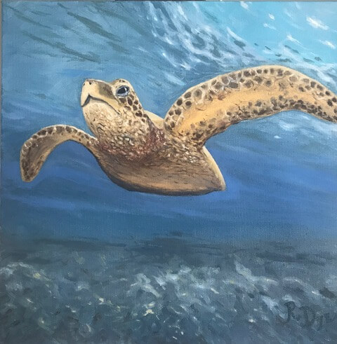 The Loggerhead, oil on canvas